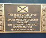 Surgeons' Hall Riot Plaque